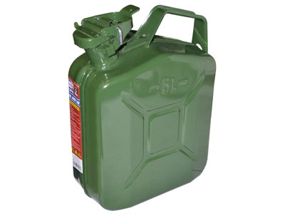 Faithfull  Green Jerry CanMetal 5 Litre Faiaujerry5 from B&Q