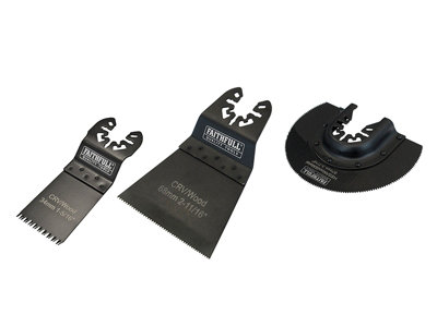 B&Q -  Mt00Tb1702 Multi-Function Tool Blade Set3 Piece Faimfkit3