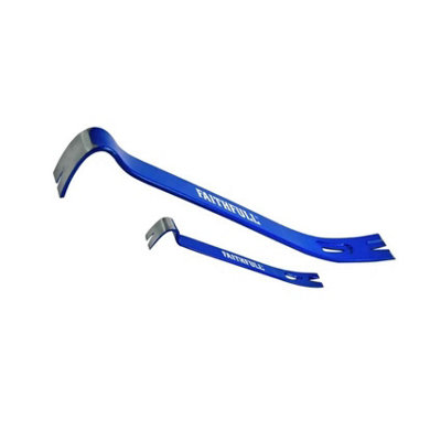 Faithfull Faiubars Utility Pry Bar Crow Wrecking Bars 15" 7" 375 175mm Twin Pack from B&Q