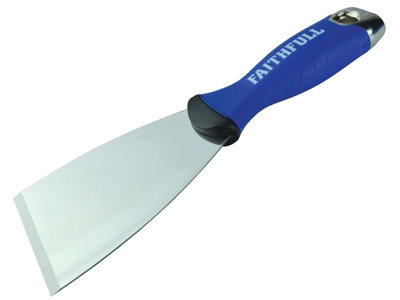 Faithfull Soft Grip Stripping Tool 75mmDurable Stainless Steel Blade For Paint And Wallpaper Removal from B&Q