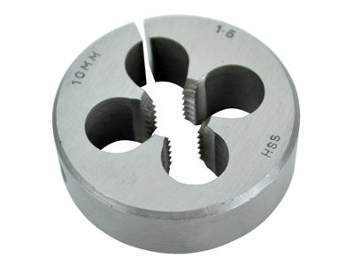 Faithfull Adr8296 Hss Straight Flute Split Die M10 X 1.501.1/2In Od Faihssdm10 from B&Q