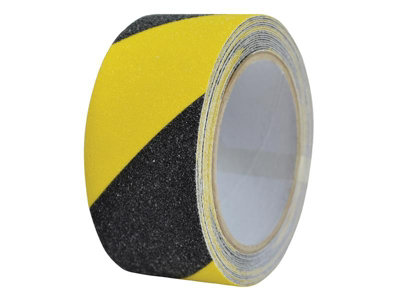 Faithfull Black / Yellow Self Adhesive Anti Slip Tape - Image 5