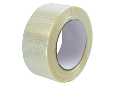 Faithfull 00025050Tb6 Reinforced Crossweave Tape 50mm X 50M Faitapecross from B&Q