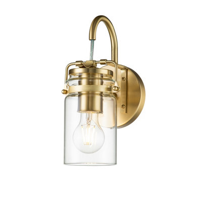Luminosa Lighting Elstead Kichler Brinley Wall Lamp Brushed Brass