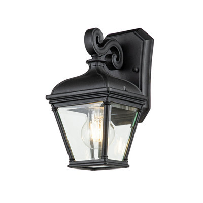 Luminosa Lighting Elstead Bayview Outdoor Wall Lantern BlackIp44