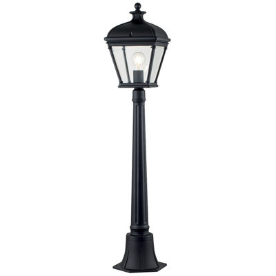 Luminosa Lighting Elstead Bayview Outdoor Bollard BlackIp44