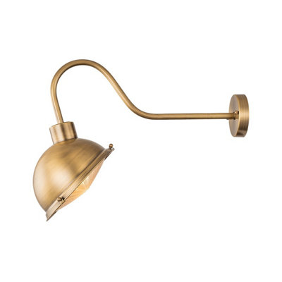 Luminosa Lighting Elstead Chiswick Outdoor Display LightAntique Brass Ip44 from B&Q