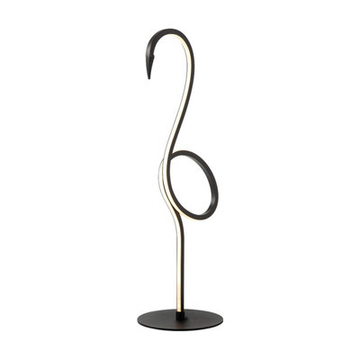 Elstead Lighting Flamingo Led Table LampBlack from B&Q