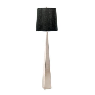 Luminosa Lighting Luminosa Ascent Floor Lamp With Tapered ShadePolished Nickel from B&Q
