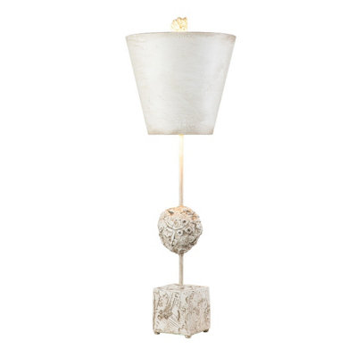 Luminosa Lighting Elstead Petra Table LampBone White from B&Q