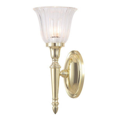 Elstead Ing - Dryden 1 Wall - Polished Brass Light