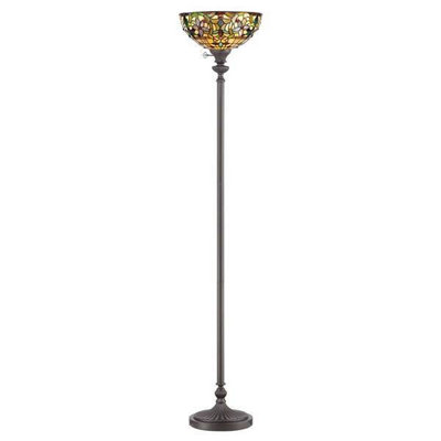 Luminosa Ing Elstead Kami 1 Floor Lamp E27 Light/Bronze