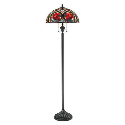 Luminosa Ing Elstead Larissa 2 Floor Lamp Vintage E27 Light/Bronze