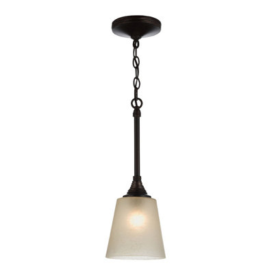 Elstead Lighting Arbor Creek 1 Light Mini PendantArbor Bronze from B&Q