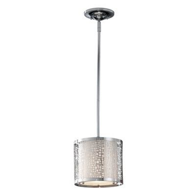 Elstead Lighting Joplin 1 Light Mini Pendant Chrome from B&Q
