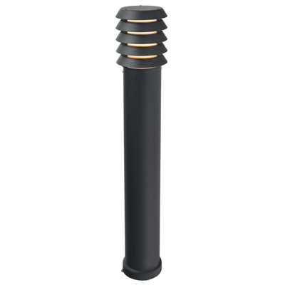 Elstead Alta 1 Light Large Outdoor Bollard Light Black Ip65E27 from B&Q