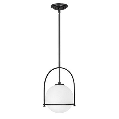 Luminosa Lighting Luminosa Hinkley Somerset Globe Pendant Ceiling Light Black from B&Q