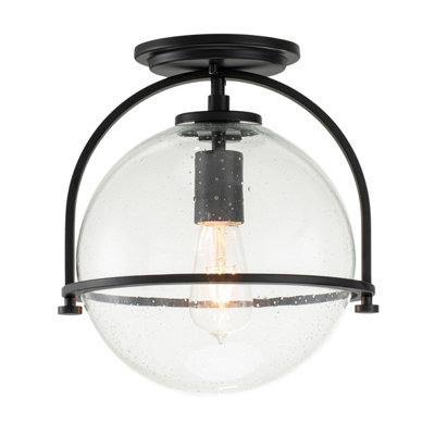 Luminosa Lighting Luminosa Hinkley Somerset Globe Ceiling Light Black