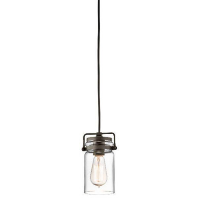 Luminosa Lighting Luminosa Brinley 1 Light Ceiling Mini Pendant Olde BronzeE27 from B&Q