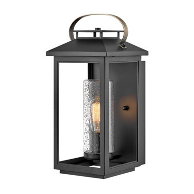 Luminosa Lighting Luminosa Hinkley Atwater Outdoor Wall Lantern BlackIp44 from B&Q