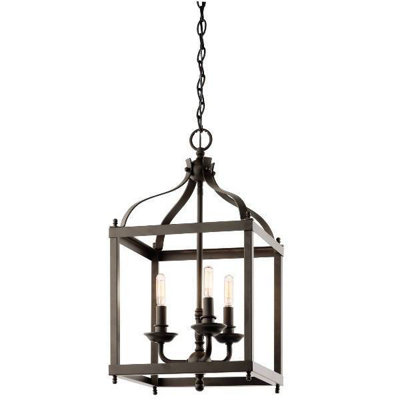 Luminosa Ing Luminosa Larkin 3 Medium Ceiling Pendant Olde E14 Light/Bronze