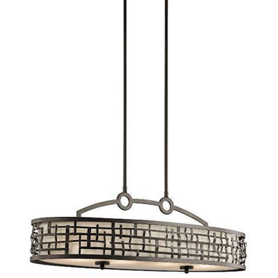 Elstead Lighting Loom 4 Light ChandelierOlde Bronze from B&Q