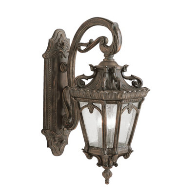 Luminosa Lighting Elstead Tournai 3 Light Outdoor Large Wall Lantern Light Londonderry Ip44E14