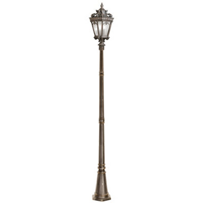 Luminosa Lighting Elstead Tournai 3 Light Large Outdoor Post Lantern Londonderry Ip44E14 from B&Q