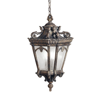 Luminosa Lighting Elstead Tournai 4 Light Outdoor Ceiling Chain Lantern LondonderryE27 from B&Q