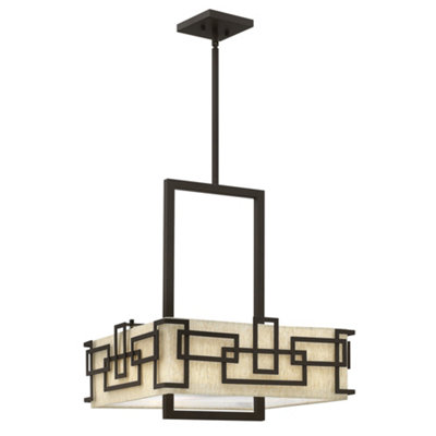 Elstead Lighting Lanza 3 Light PendantOil Rubbed Bronze from B&Q