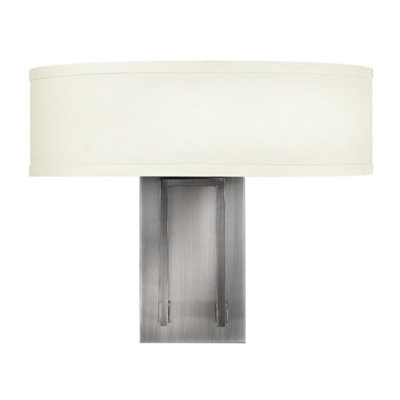 Elstead Hampton 2 Light Indoor Wall Light Antique NickelE14 from B&Q