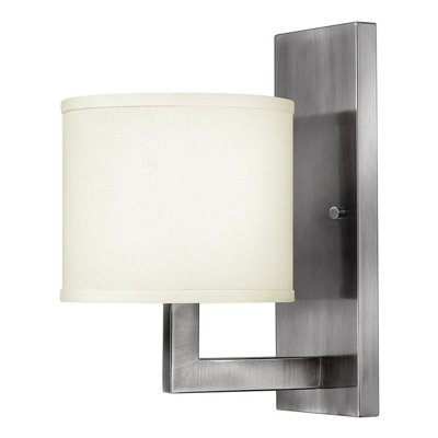 Elstead Hampton 1 Light Indoor Wall Light Antique NickelE27 from B&Q