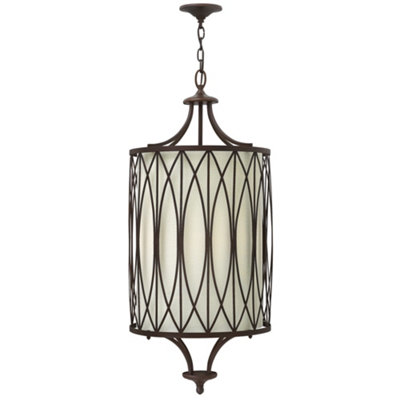 Elstead Lighting Walden 4 Light PendantVictorian Bronze from B&Q