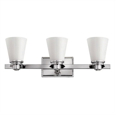Elstead Lighting Avon 3 Light Above Mirror LightPolished Chrome from B&Q