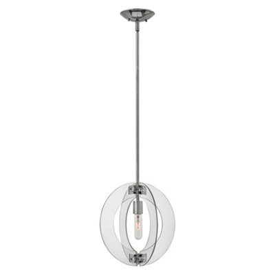 Elstead Lighting Solstice 1 Light Mini PendantPolished Chrome from B&Q