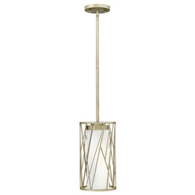 Elstead Lighting Nest 4 Light Pendant ChandelierSilver Leaf from B&Q