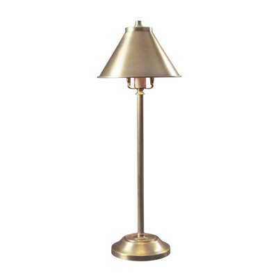 Elstead Provence 1 Light Table Lamp Antique BrassE14