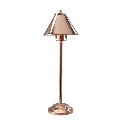 Elstead Lighting Provence 1 Light Stick LampPolished Copper from B&Q