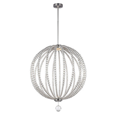 Elstead Lighting Oberlin Large Led PendantSatin Nickel from B&Q
