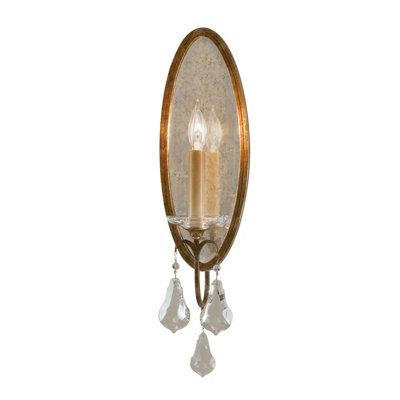 Elstead Valentina 1 Light Indoor Candle Wall Light BronzeE14 from B&Q