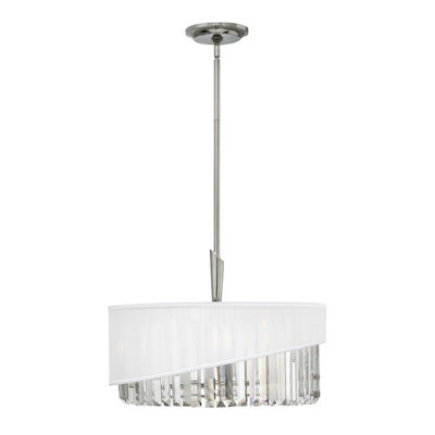 Elstead Lighting Gigi 3 Light PendantPolished Nickel from B&Q