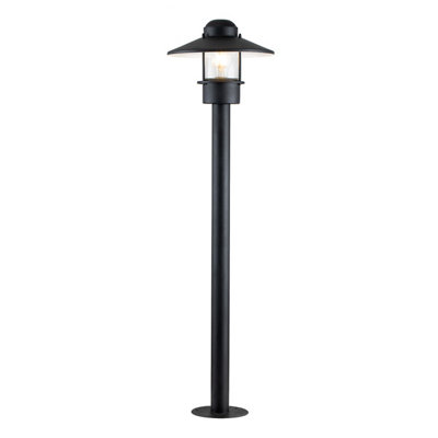 Luminosa Lighting Elstead Klampenborg Outdoor Bollard BlackIp44