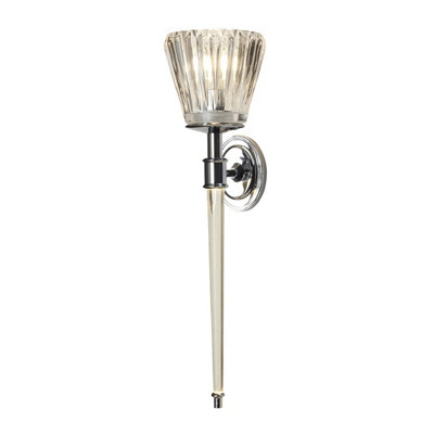 Elstead Agatha 2 Light Indoor Wall Light Polished ChromeG9 from B&Q