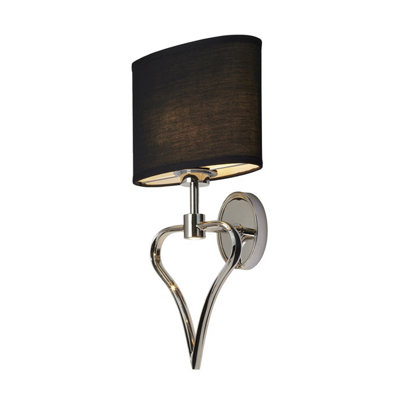 Elstead Falmouth 2 Light Indoor Wall Light Polished ChromeG9 from B&Q
