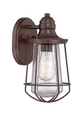 Elstead Lighting Marine 1 Light Mini PendantInteriorWestern Bronze from B&Q