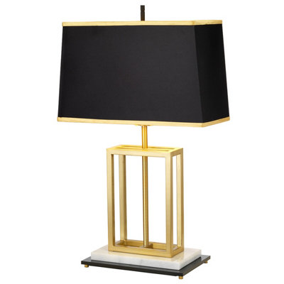 Elstead Atlas 1 Light Table Lamp Brushed BrassE27
