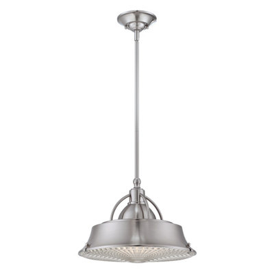 Elstead Lighting Cody 2 Light Pendant In Brushed NickelBrushed Nickel from B&Q
