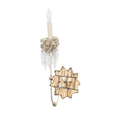 Elstead Lighting Venetian 1 Light Wall LightBeige Patina & Gold from B&Q