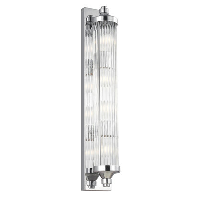 Elstead Paulson 4 Light Ceiling Pendant Light Chrome Ip44G9 from B&Q