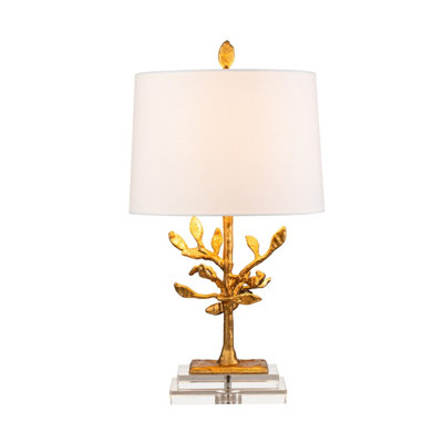 B&Q -  Elstead Audubon Park 1 Light Table Lamp GoldE27